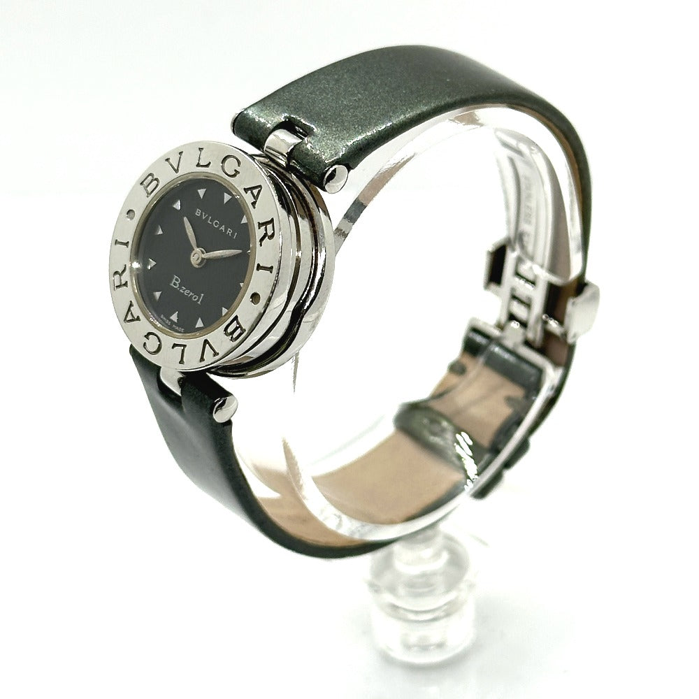 BVLGARI Watches Quartz BZ22S Enamel, Stainless Steel, Stainless Steel Silver B-zero1 B-zero1 black dial Women Used Authentic