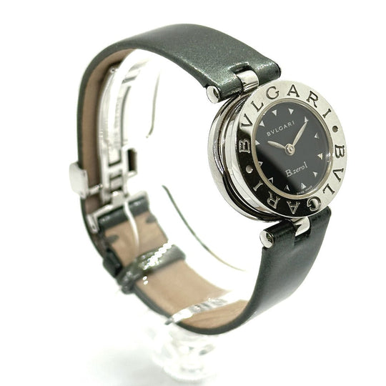 BVLGARI Watches Quartz BZ22S Enamel, Stainless Steel, Stainless Steel Silver B-zero1 B-zero1 black dial Women Used Authentic