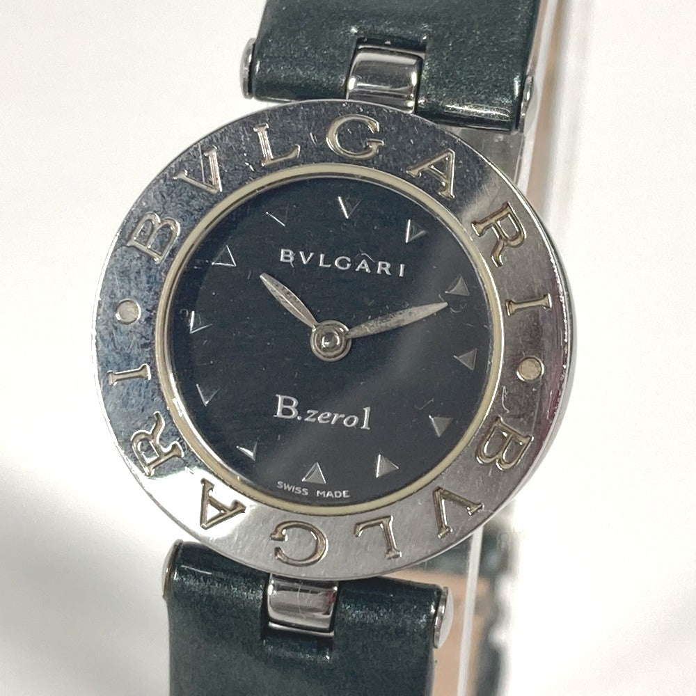 BVLGARI Watches Quartz BZ22S Enamel, Stainless Steel, Stainless Steel Silver B-zero1 B-zero1 black dial Women Used Authentic