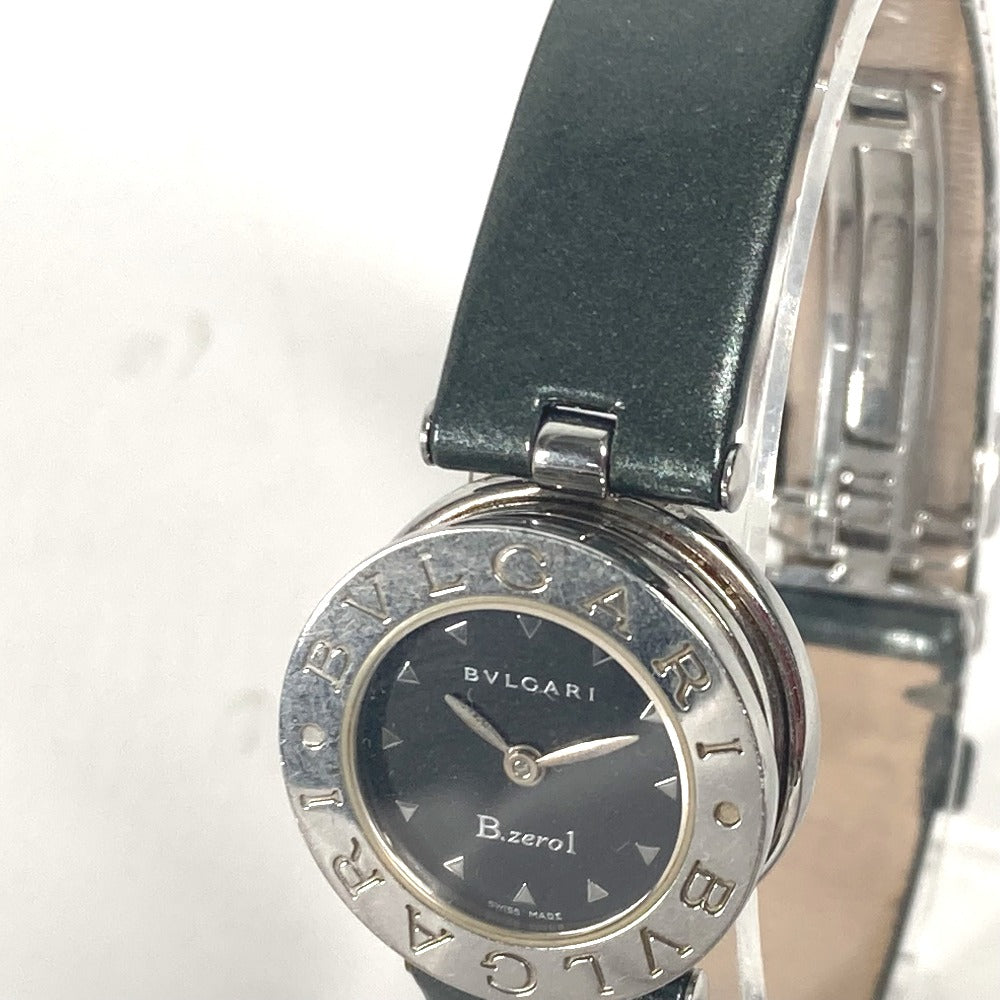 BVLGARI Watches Quartz BZ22S Enamel, Stainless Steel, Stainless Steel Silver B-zero1 B-zero1 black dial Women Used Authentic