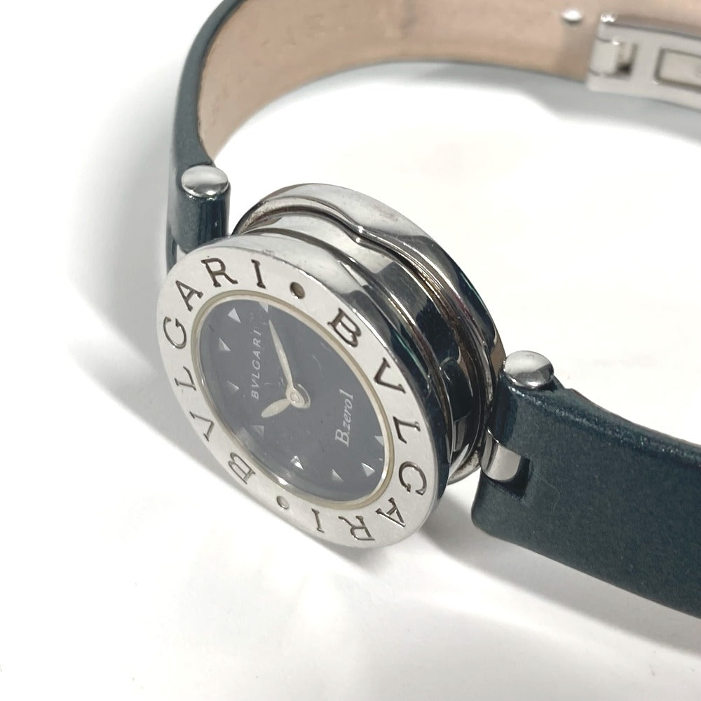 BVLGARI Watches Quartz BZ22S Enamel, Stainless Steel, Stainless Steel Silver B-zero1 B-zero1 black dial Women Used Authentic