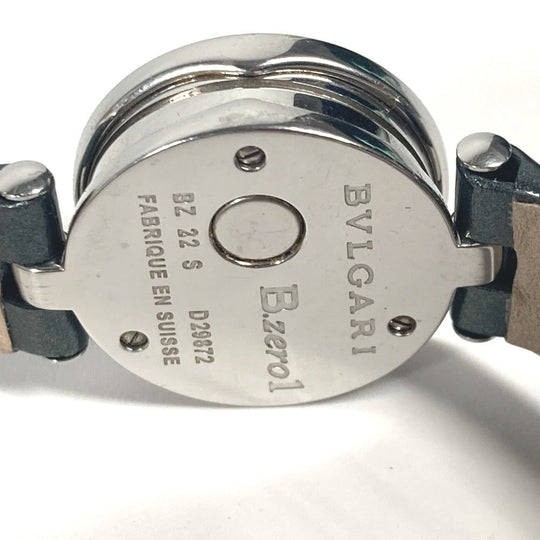 BVLGARI Watches Quartz BZ22S Enamel, Stainless Steel, Stainless Steel Silver B-zero1 B-zero1 black dial Women Used Authentic