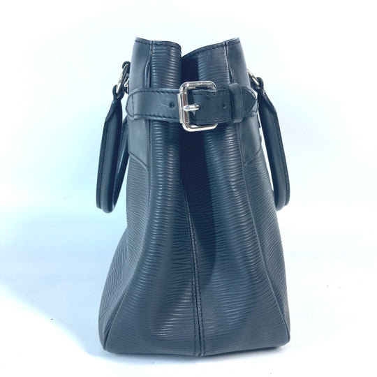 LOUIS VUITTON Handbag M59262 Epi Leather black Epi Passy PM Women Used Authentic