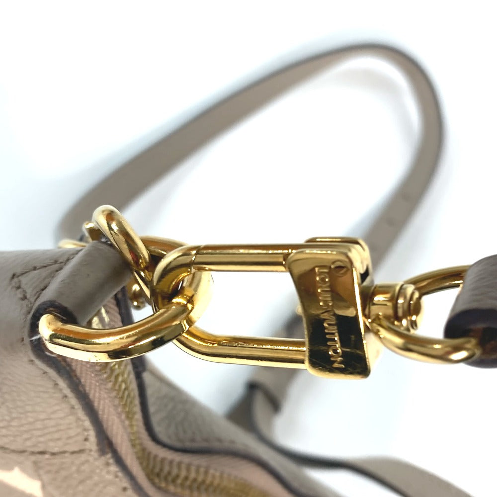 LOUIS VUITTON Shoulder Bag M46112 Monogram Ann Platt Leather beige Monogram Ann Platt Bagatelle NM Women Used Authentic