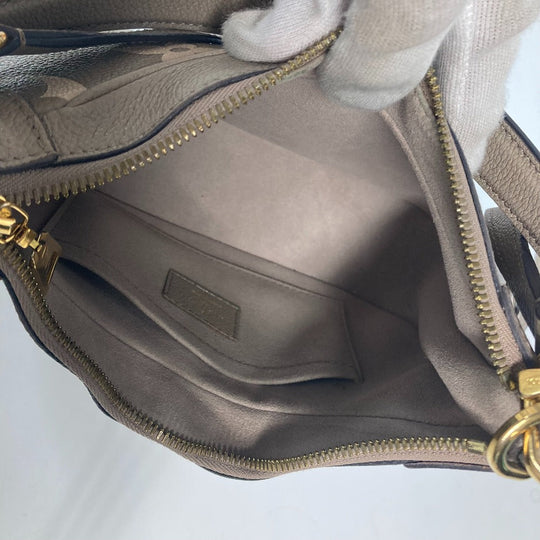 LOUIS VUITTON Shoulder Bag M46112 Monogram Ann Platt Leather beige Monogram Ann Platt Bagatelle NM Women Used Authentic