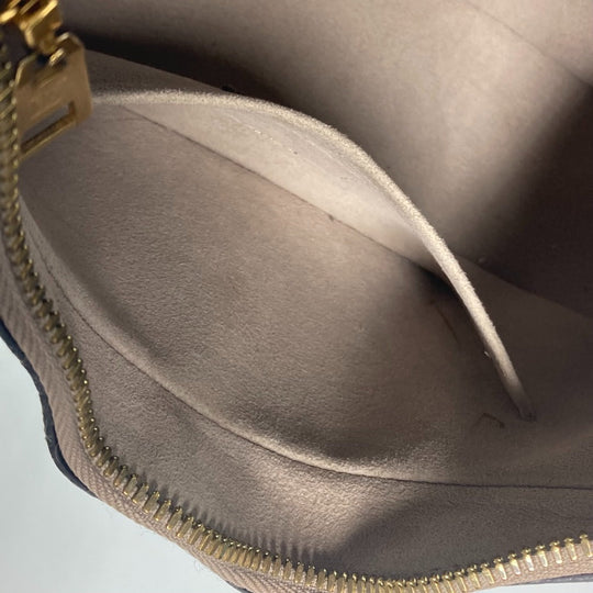 LOUIS VUITTON Shoulder Bag M46112 Monogram Ann Platt Leather beige Monogram Ann Platt Bagatelle NM Women Used Authentic