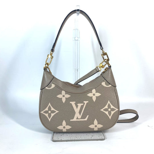 LOUIS VUITTON Shoulder Bag M46112 Monogram Ann Platt Leather beige Monogram Ann Platt Bagatelle NM Women Used Authentic