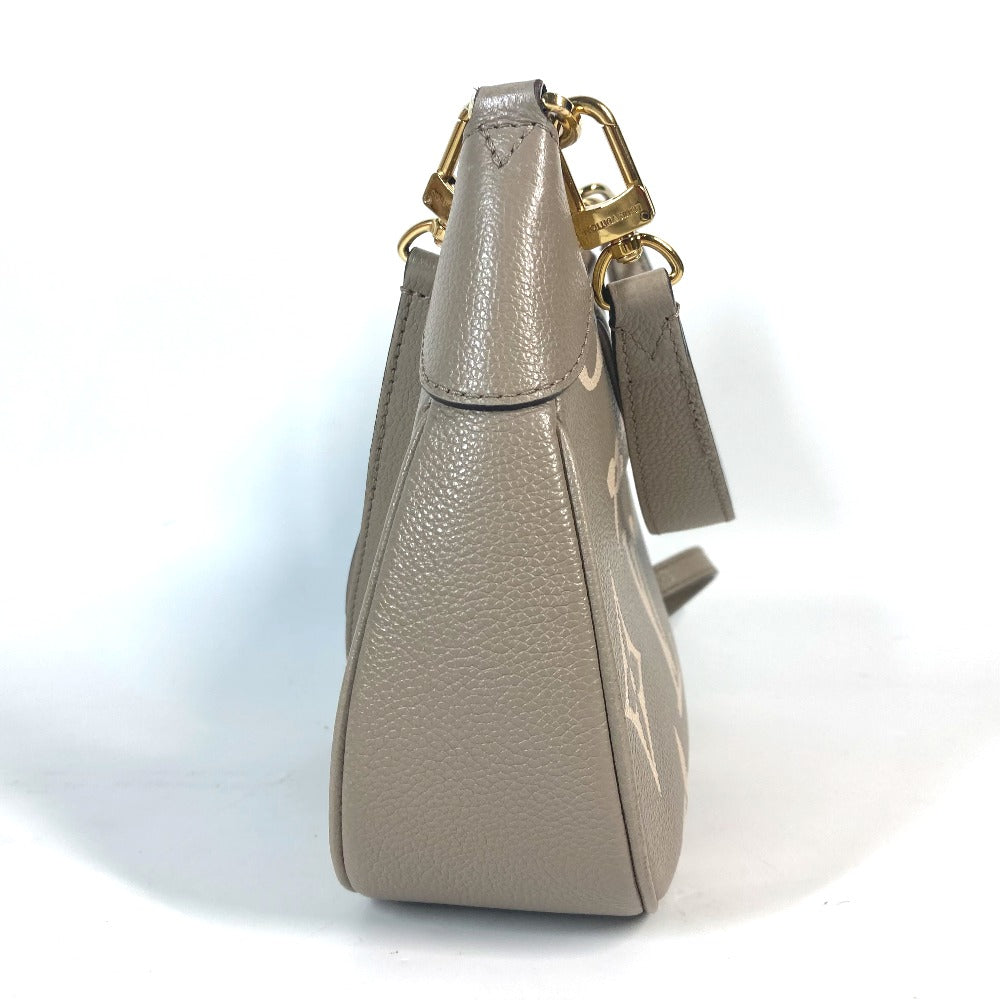LOUIS VUITTON Shoulder Bag M46112 Monogram Ann Platt Leather beige Monogram Ann Platt Bagatelle NM Women Used Authentic