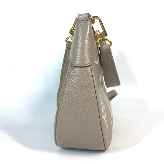 LOUIS VUITTON Shoulder Bag M46112 Monogram Ann Platt Leather beige Monogram Ann Platt Bagatelle NM Women Used Authentic