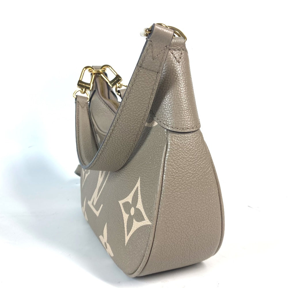 LOUIS VUITTON Shoulder Bag M46112 Monogram Ann Platt Leather beige Monogram Ann Platt Bagatelle NM Women Used Authentic
