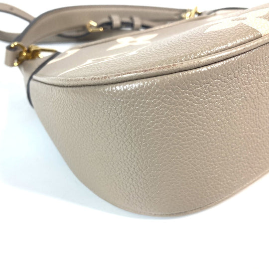 LOUIS VUITTON Shoulder Bag M46112 Monogram Ann Platt Leather beige Monogram Ann Platt Bagatelle NM Women Used Authentic