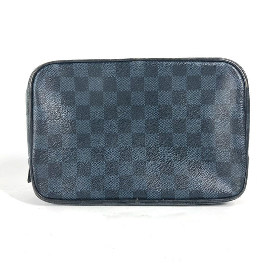 LOUIS VUITTON Cosmetics Pouch N47521 Damier Grafitto Canvas black Damier Grafitte Truth Toilette GM(Unisex) Used Authentic