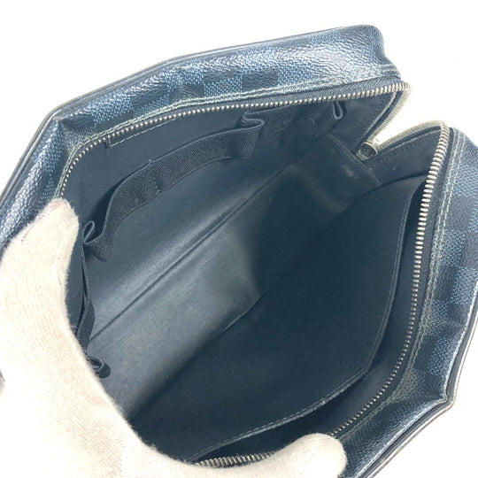 LOUIS VUITTON Cosmetics Pouch N47521 Damier Grafitto Canvas black Damier Grafitte Truth Toilette GM(Unisex) Used Authentic