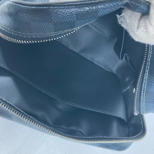 LOUIS VUITTON Cosmetics Pouch N47521 Damier Grafitto Canvas black Damier Grafitte Truth Toilette GM(Unisex) Used Authentic