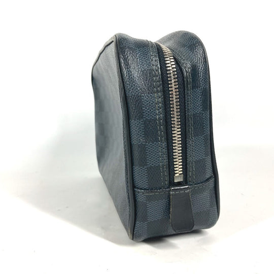LOUIS VUITTON Cosmetics Pouch N47521 Damier Grafitto Canvas black Damier Grafitte Truth Toilette GM(Unisex) Used Authentic