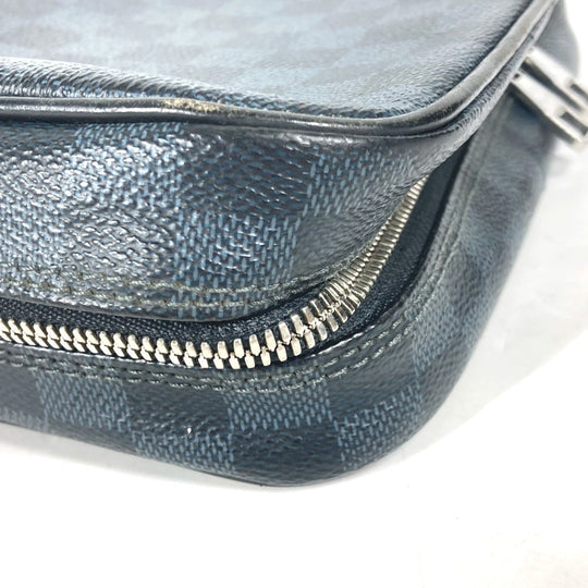 LOUIS VUITTON Cosmetics Pouch N47521 Damier Grafitto Canvas black Damier Grafitte Truth Toilette GM(Unisex) Used Authentic