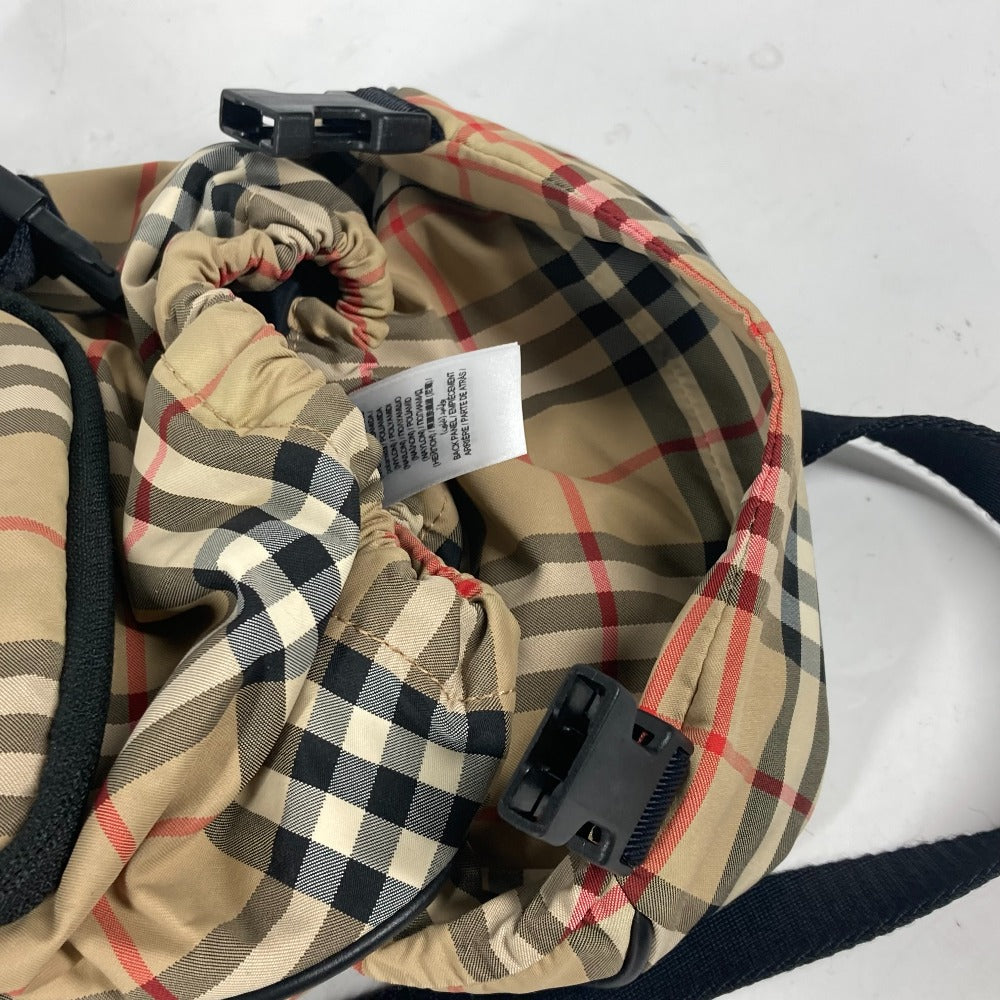 BURBERRY Sling bag 8013645 Nylon beige cross check unisex(Unisex) Used Authentic