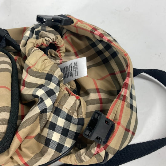 BURBERRY Sling bag 8013645 Nylon beige cross check unisex(Unisex) Used Authentic
