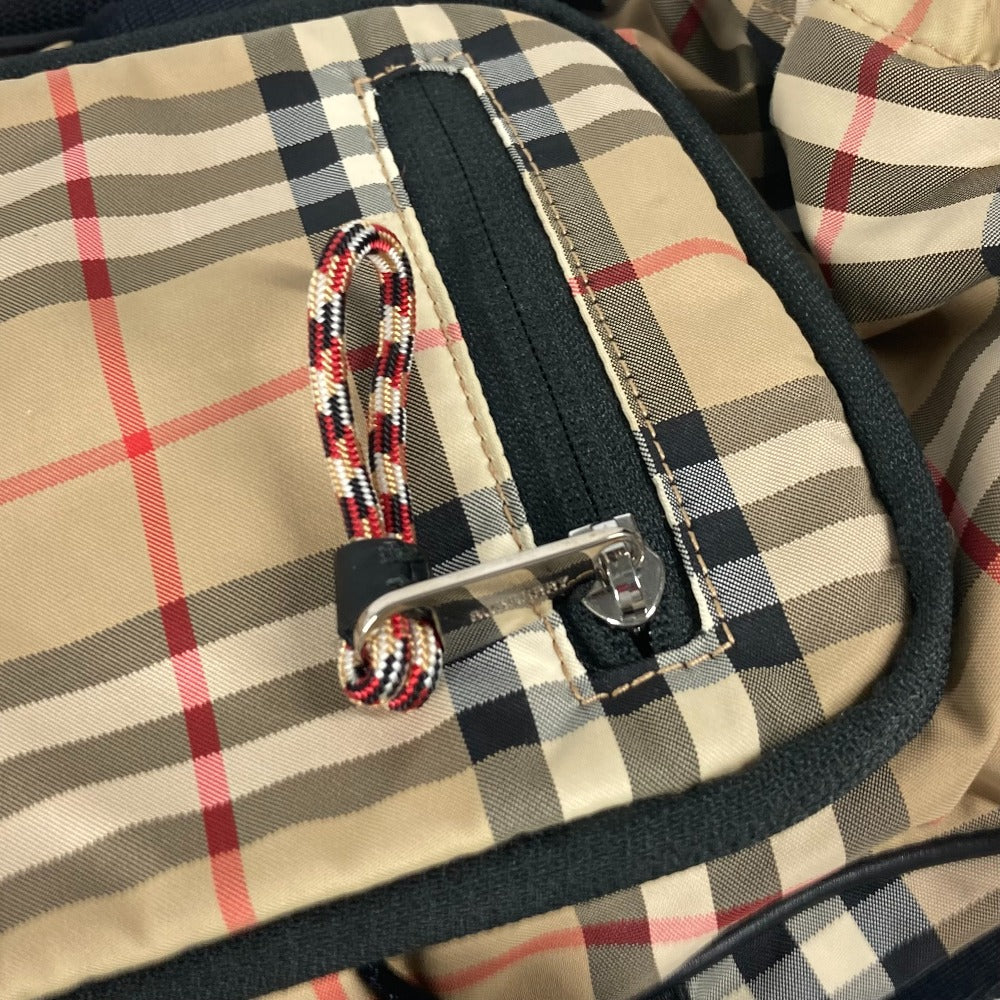 BURBERRY Sling bag 8013645 Nylon beige cross check unisex(Unisex) Used Authentic