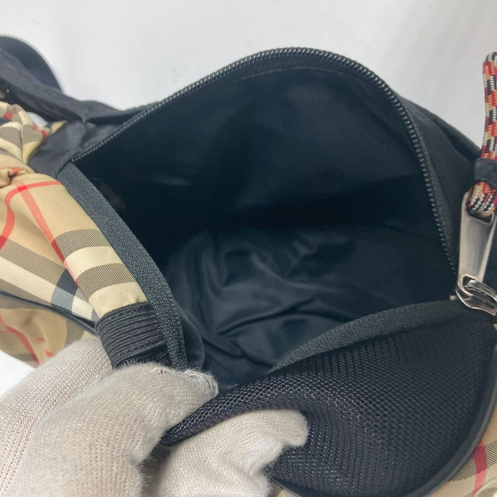BURBERRY Sling bag 8013645 Nylon beige cross check unisex(Unisex) Used Authentic