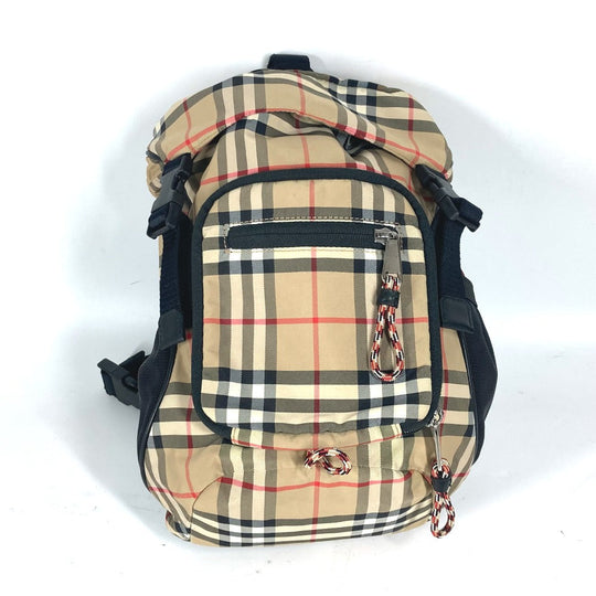 BURBERRY Sling bag 8013645 Nylon beige cross check unisex(Unisex) Used Authentic