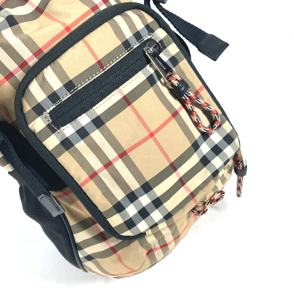 BURBERRY Sling bag 8013645 Nylon beige cross check unisex(Unisex) Used Authentic
