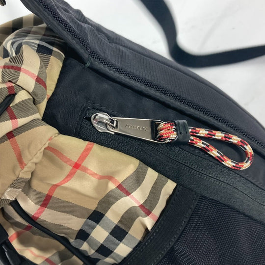 BURBERRY Sling bag 8013645 Nylon beige cross check unisex(Unisex) Used Authentic