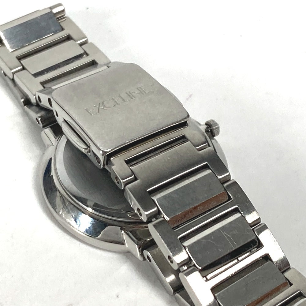 SEIKO Watches Quartz 4J40-0AE0 Stainless Steel Silver Exceline white dial Women Used Authentic