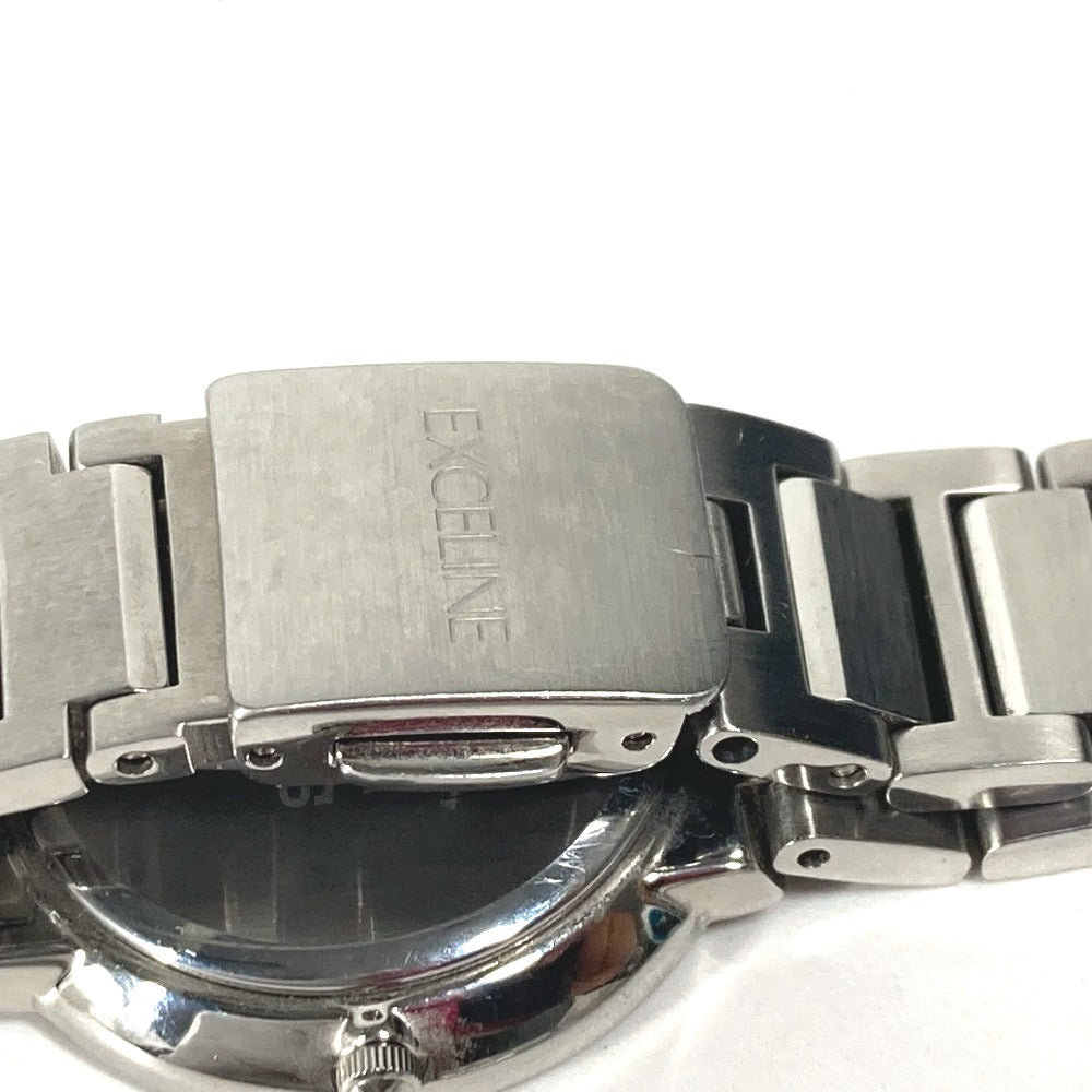 SEIKO Watches Quartz 4J40-0AE0 Stainless Steel Silver Exceline white dial Women Used Authentic