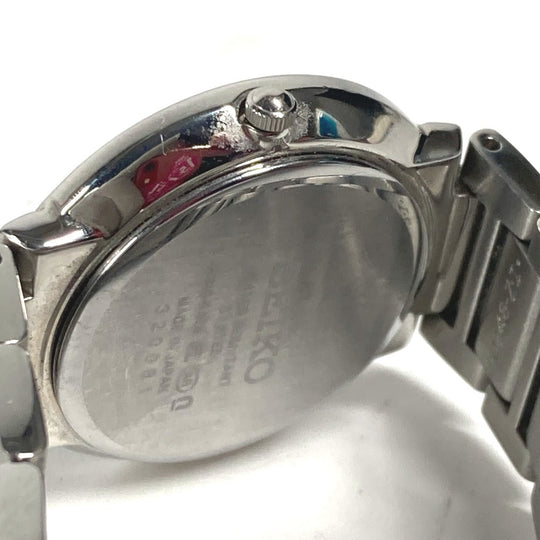 SEIKO Watches Quartz 4J40-0AE0 Stainless Steel Silver Exceline white dial Women Used Authentic