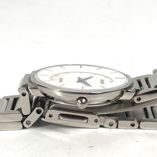 SEIKO Watches Quartz 4J40-0AE0 Stainless Steel Silver Exceline white dial Women Used Authentic