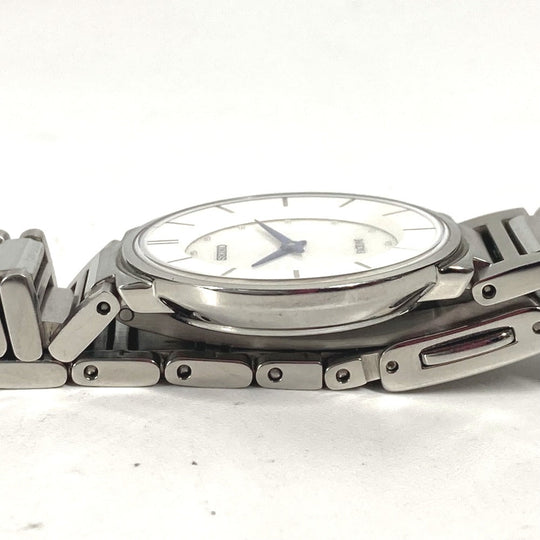 SEIKO Watches Quartz 4J40-0AE0 Stainless Steel Silver Exceline white dial Women Used Authentic