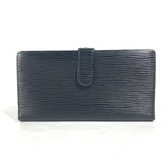LOUIS VUITTON Long Wallet Purse M63252 Epi Leather black Epi Continental Vienova unisex(Unisex) Used Authentic