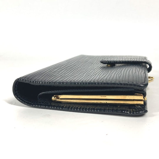 LOUIS VUITTON Long Wallet Purse M63252 Epi Leather black Epi Continental Vienova unisex(Unisex) Used Authentic