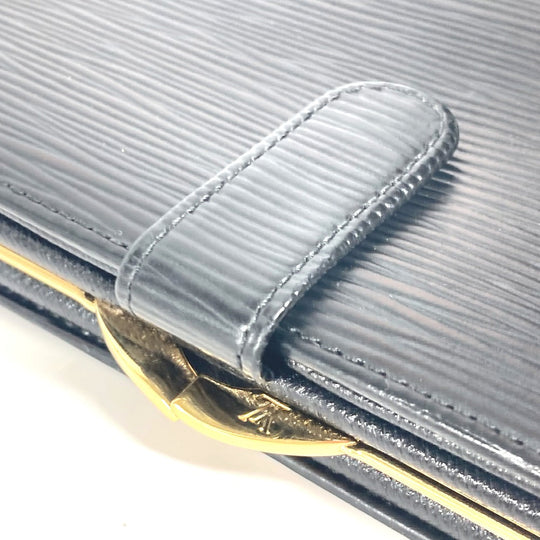 LOUIS VUITTON Long Wallet Purse M63252 Epi Leather black Epi Continental Vienova unisex(Unisex) Used Authentic
