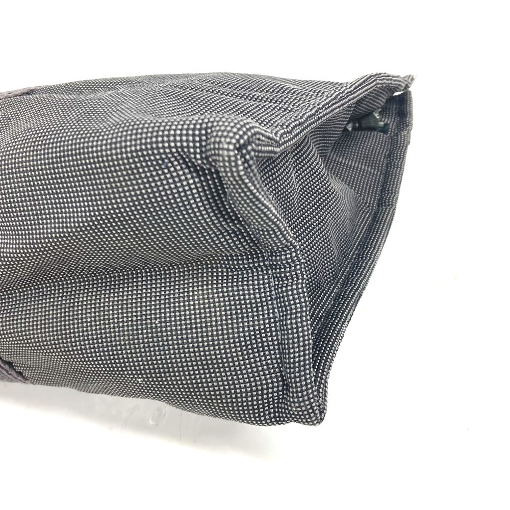 HERMES Clutch bag canvas gray Her Line Pouch MM Women Used Authentic