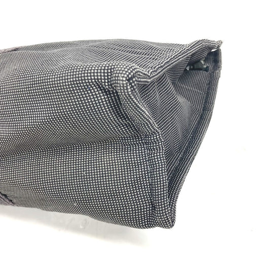 HERMES Clutch bag canvas gray Her Line Pouch MM Women Used Authentic
