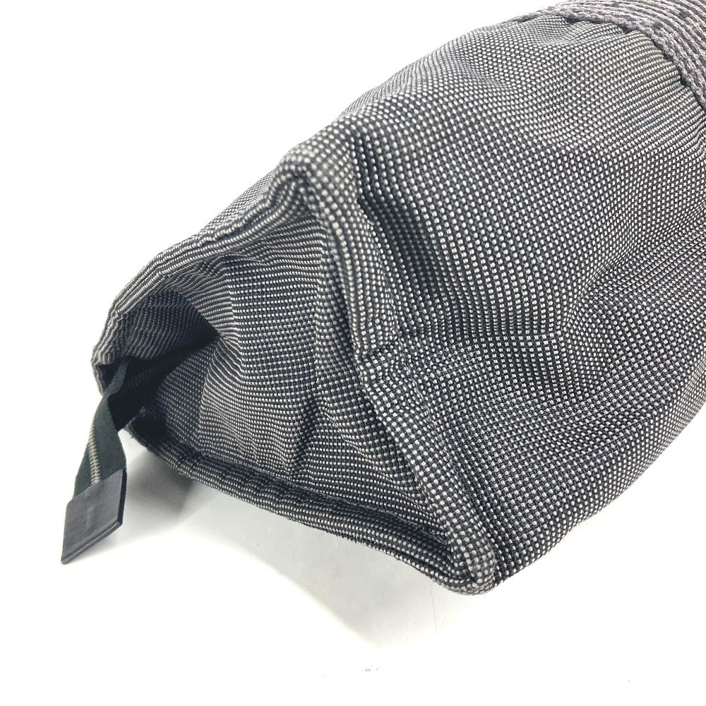 HERMES Clutch bag canvas gray Her Line Pouch MM Women Used Authentic