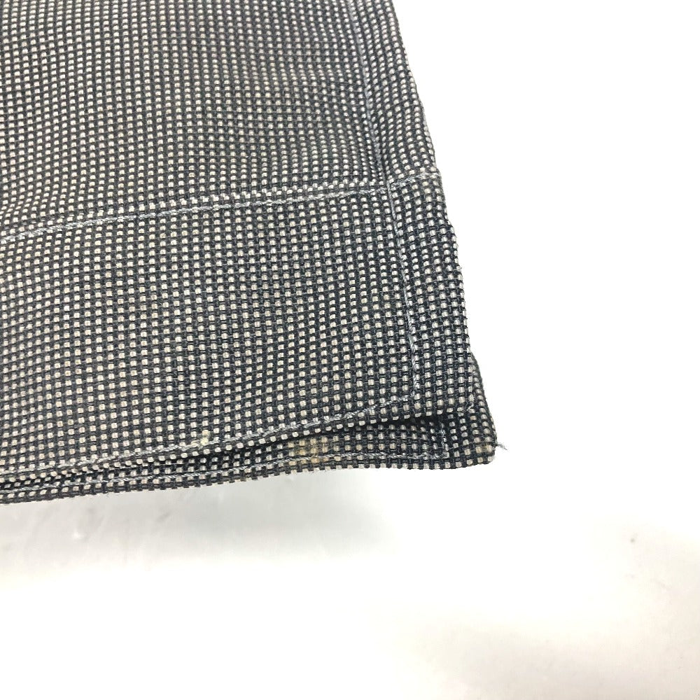HERMES Clutch bag canvas gray Her Line Pouch MM Women Used Authentic