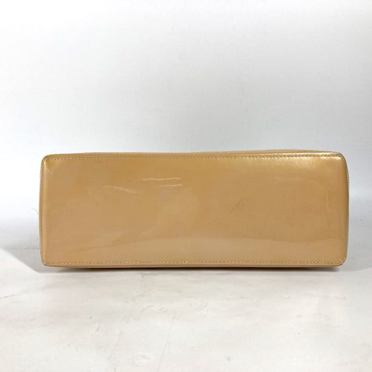 LOUIS VUITTON Tote Bag M91452 Monogram Vernis beige Monogram Vernis Wilsher PM Women Used Authentic