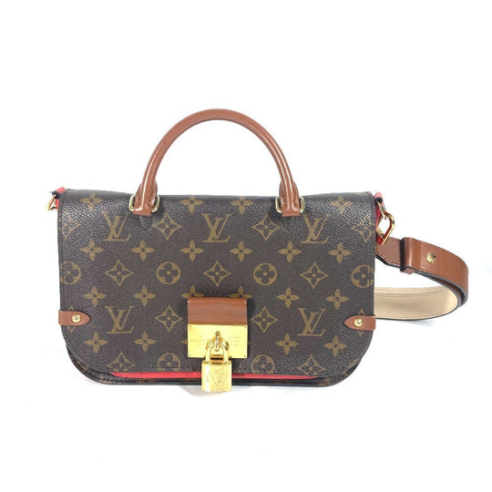 LOUIS VUITTON Handbag M44548 Monogram canvas Brown Monogram Vosillar PM Women Used Authentic