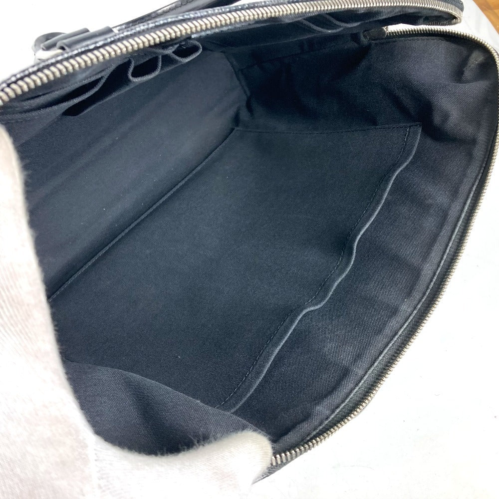 LOUIS VUITTON Business bag N48224 Damier Grafitto Canvas black Damier Grafitte Porte Document Jules PDJ mens Used Authentic