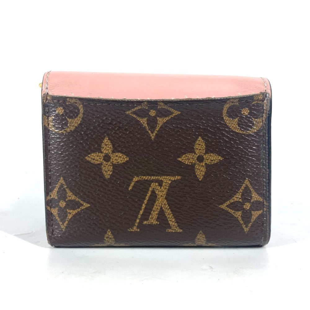 LOUIS VUITTON Trifold wallet M62933 Monogram canvas Brown Monogram Portefeuille Zoe Women Used Authentic
