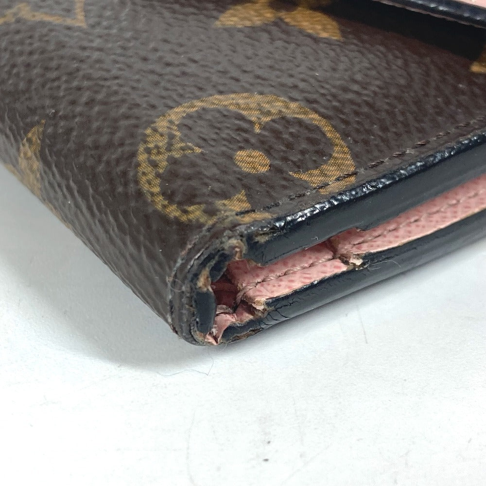 LOUIS VUITTON Trifold wallet M62933 Monogram canvas Brown Monogram Portefeuille Zoe Women Used Authentic