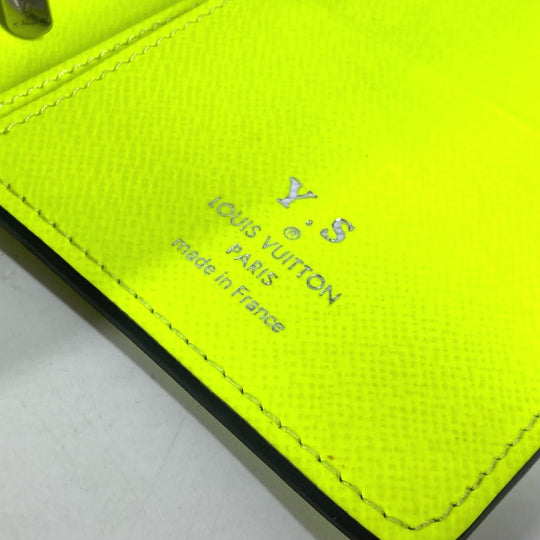 LOUIS VUITTON Long Wallet Purse M30947 Monogram canvas, Taiga leather yellow Monogram Taiga Rama Portefeuille Blaza NM unisex(Unisex) Used Authentic