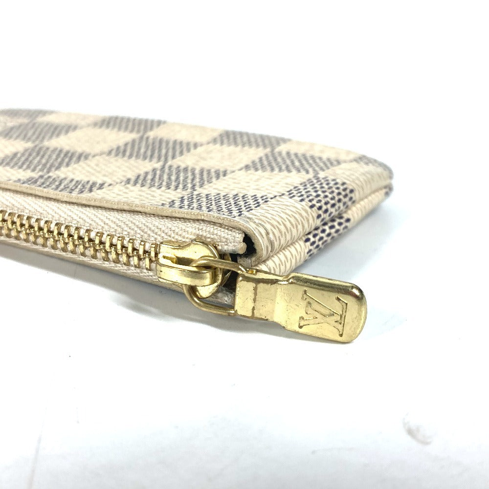 LOUIS VUITTON Coin case N62659 Damier Azur Canvas white Damier Azur Pochette cree Women Used Authentic