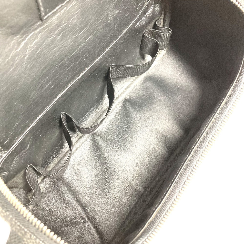 LOUIS VUITTON Pouch N47625 Damier Grafitto Canvas black Damier Grafitte C Cracking pouch mens Used Authentic