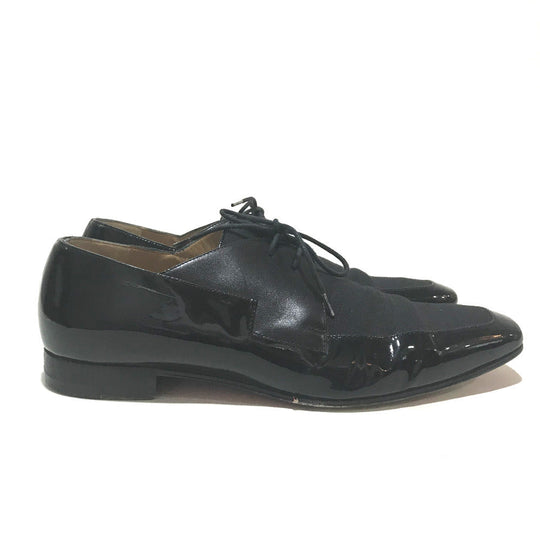 Christian Louboutin Dress shoes Leather / canvas black Business shoes Men's shoes mens 41 Used Authentic