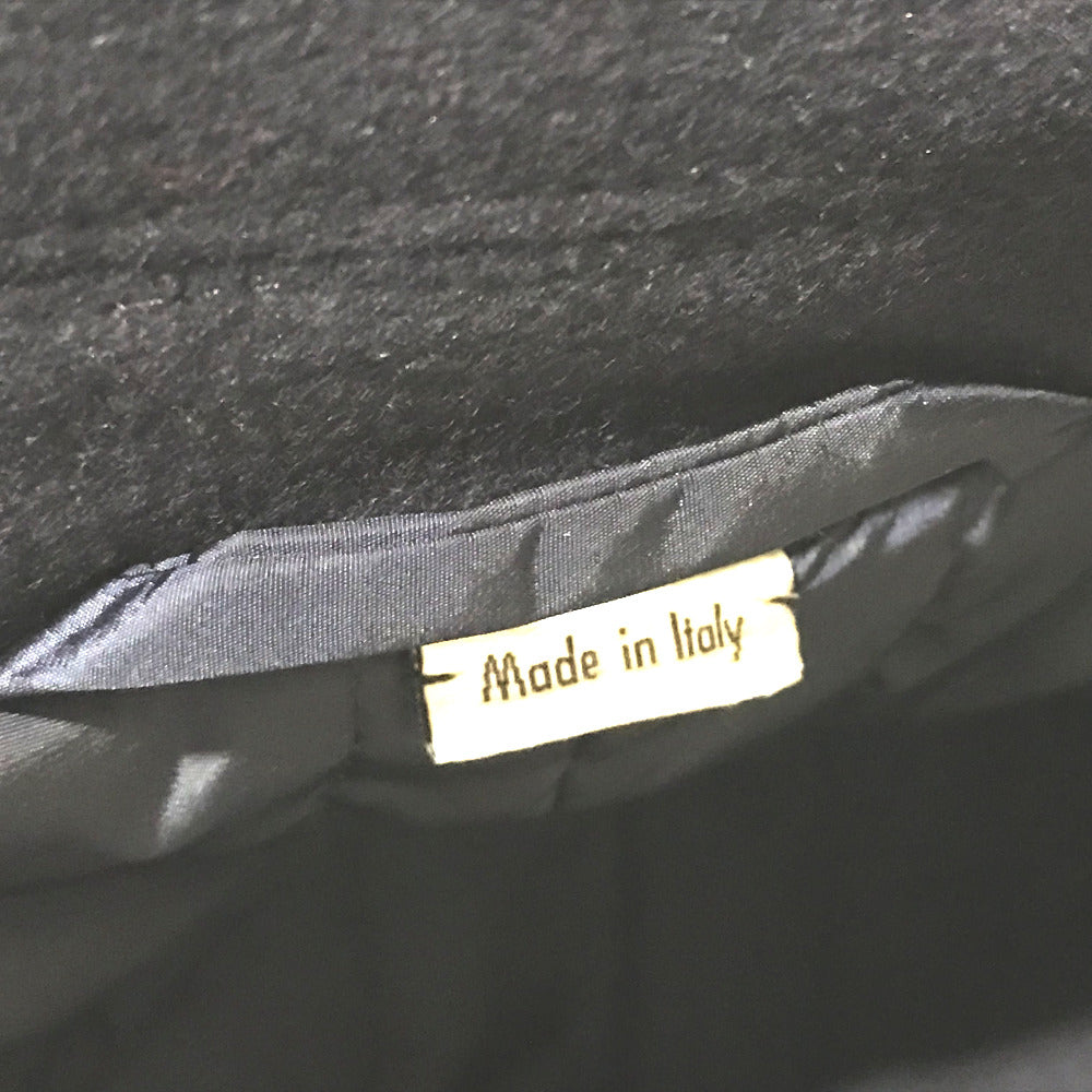 GUCCI pea coat 451131 wool Navy By color Silvi Web Ribbon mens 48 Used Authentic