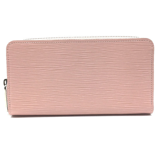 LOUIS VUITTON Long Wallet Purse M61863 Epi Leather Pink type Epi Zippy wallet Women Used Authentic